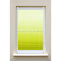 Cordless fabric pleated window shades